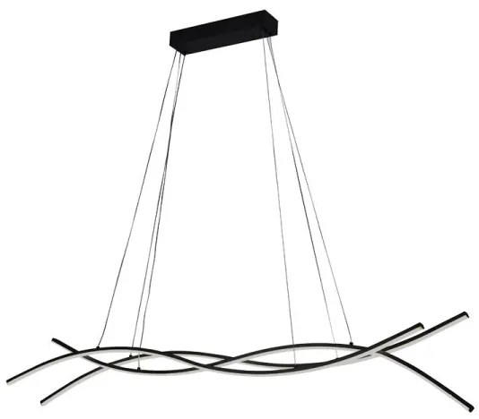 LED Dimmelhető csillár zsinóron LED/80W/230V 3000-6500K + távirányítás