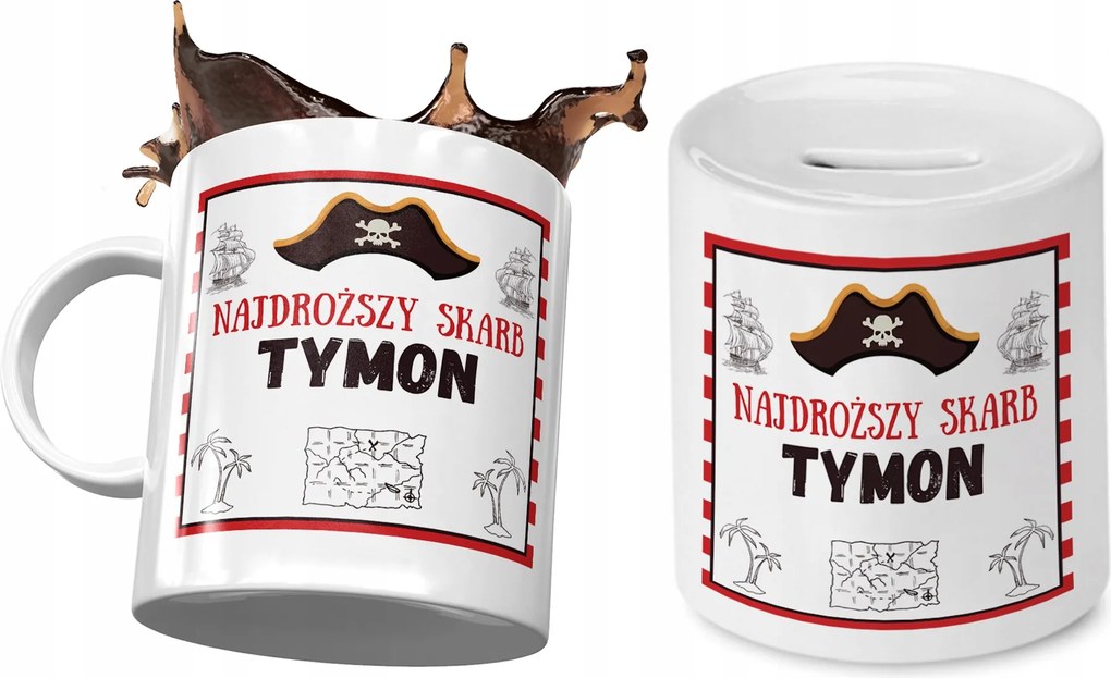 Timon Bögre Persely Szett Gyerekeknek Nyomtatott Fotóval