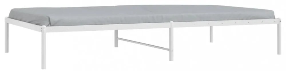 fehér fém ágykeret 107x203 cm