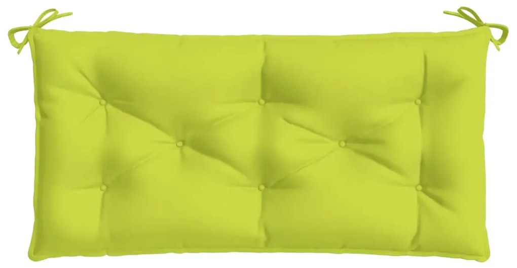 élénkzöld oxford szövet kerti padpárna 110 x 50 x 7 cm
