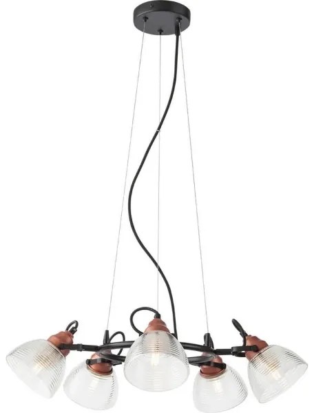 Redo A01-1451 - RIDGE E27 csillárpótló búra, átlátszó