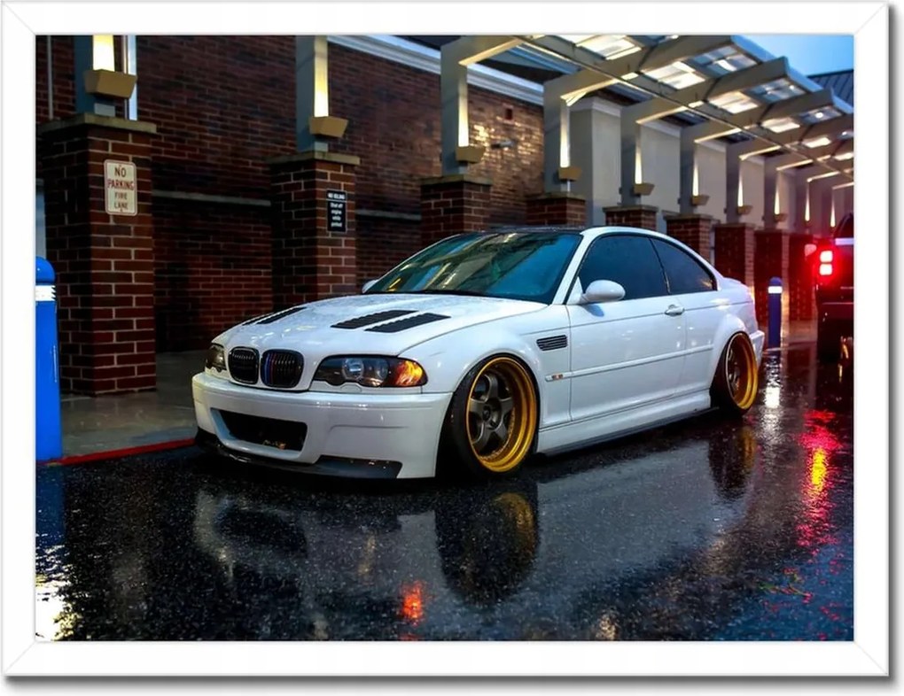 Poszterek keretben 40x30 Bmw alacsony profilú gumiabroncsok