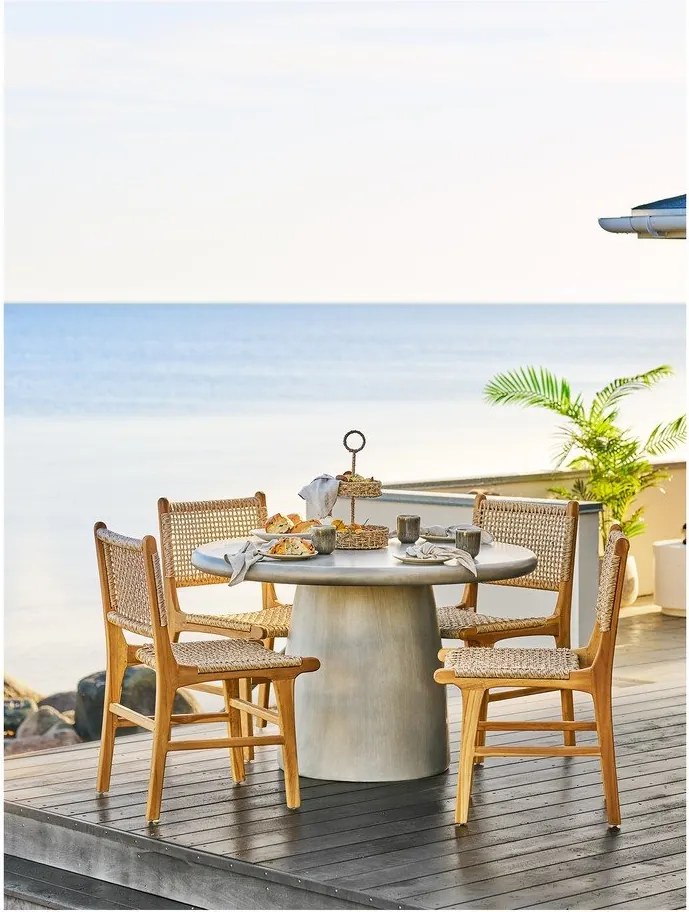 Kerámia kerek kerti étkezőasztal ø 60 cm Bonnet – House Nordic