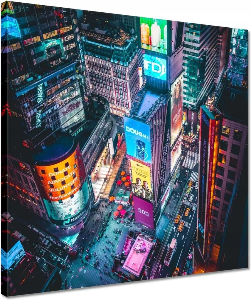 Vászonkép 40x40 New York felülnézet