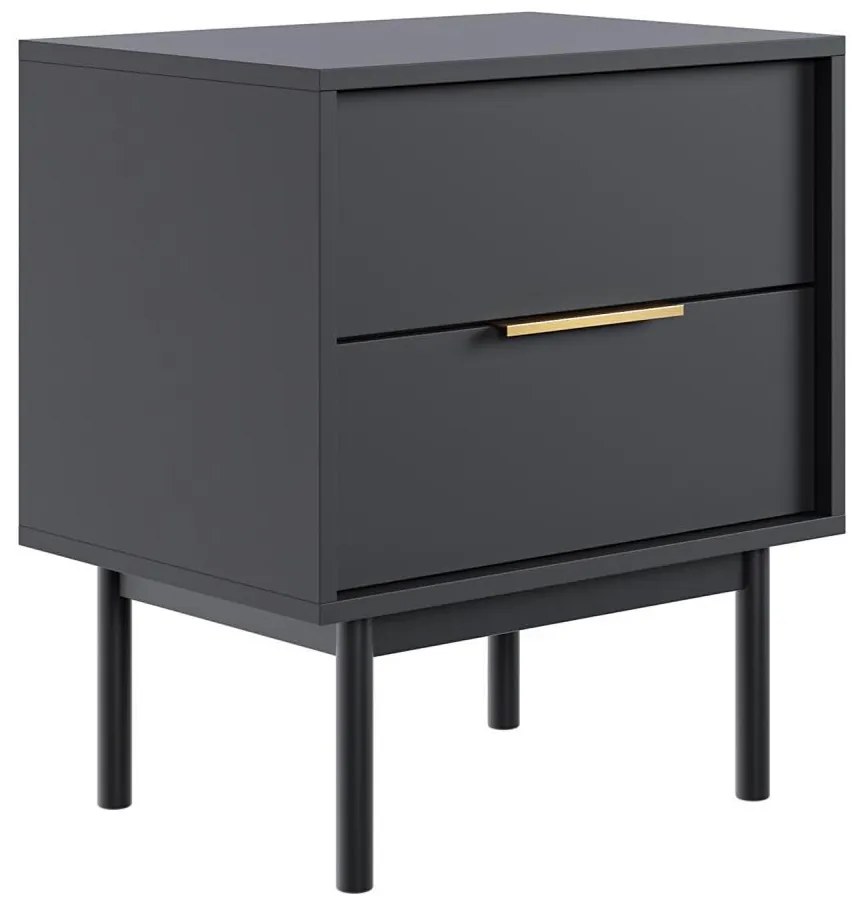 ELI fekete éjjeliszekrény