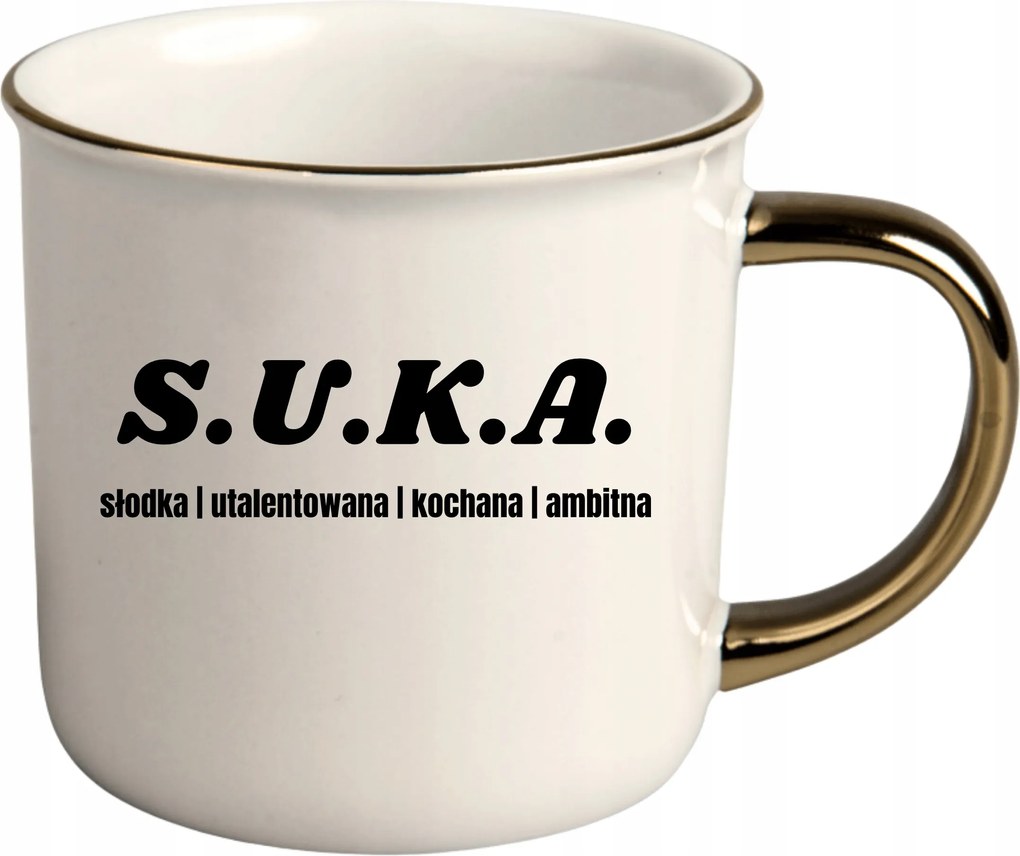 Bögre Fehér Arany Rant Ajándék Vicces Nőnap S.u.k.a