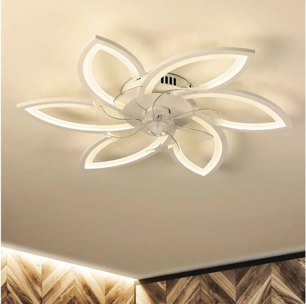 Brilagi-LED állítható fényű ventilátoros lámpa LED/50W/230V 3000-6500K fehér+DO