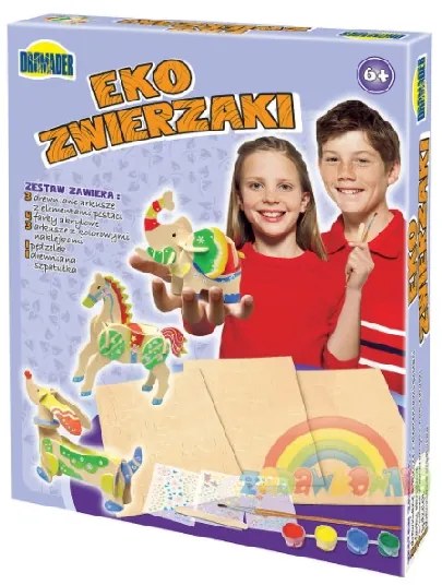 Puzzle festésre - Eco 3D állatok