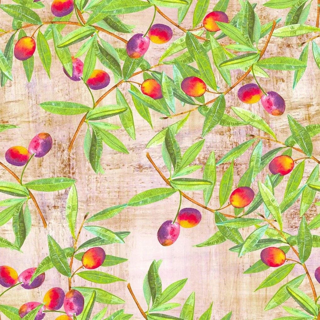 Öntapadós tapéta Fotótapéta Furnér Vízálló 44,5x300cm Szilva