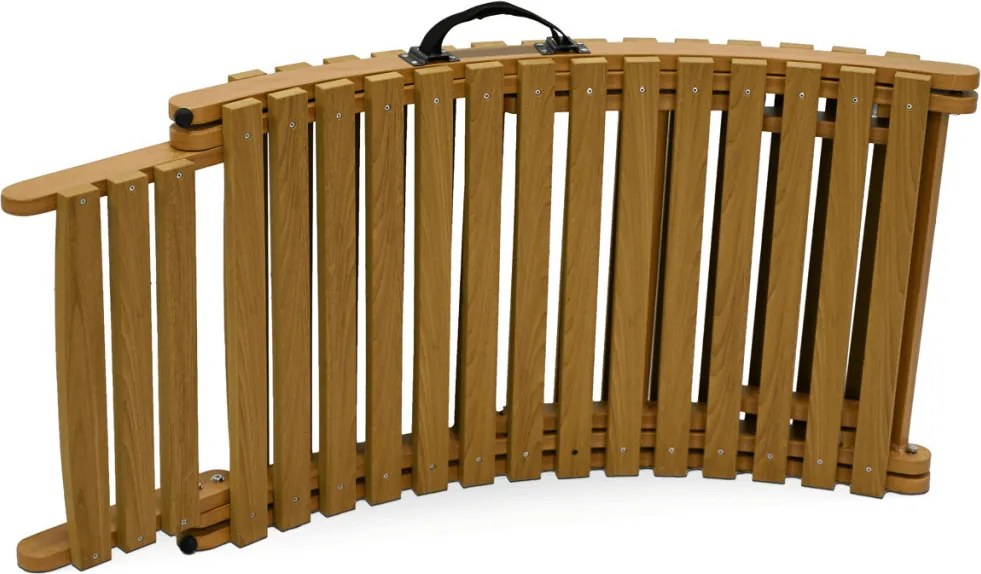 Kerti napozóágy 54x192x68 cm, alumínium, natúr szín, AZL-L1301 NAT