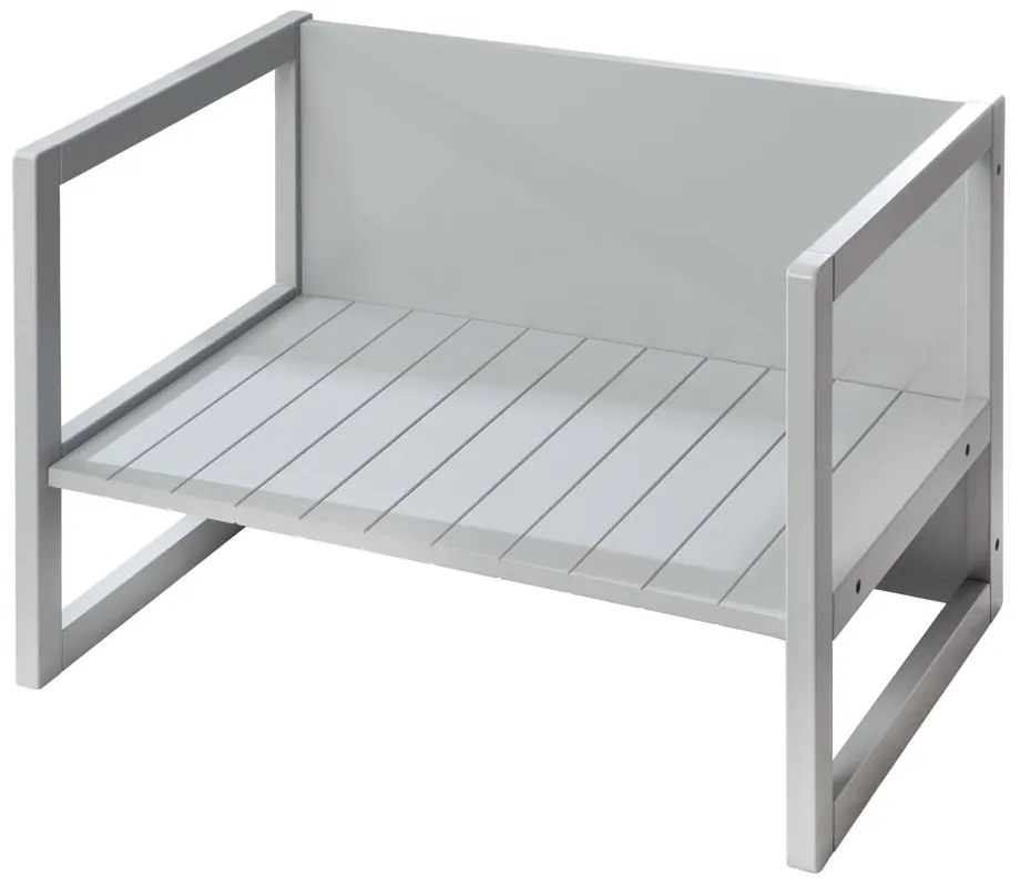 Szürke gyerek pad Country Style – Roba