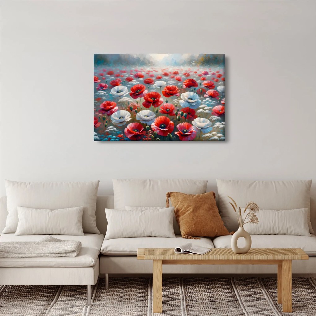 Kép - Pipacsmező (90x60 cm)
