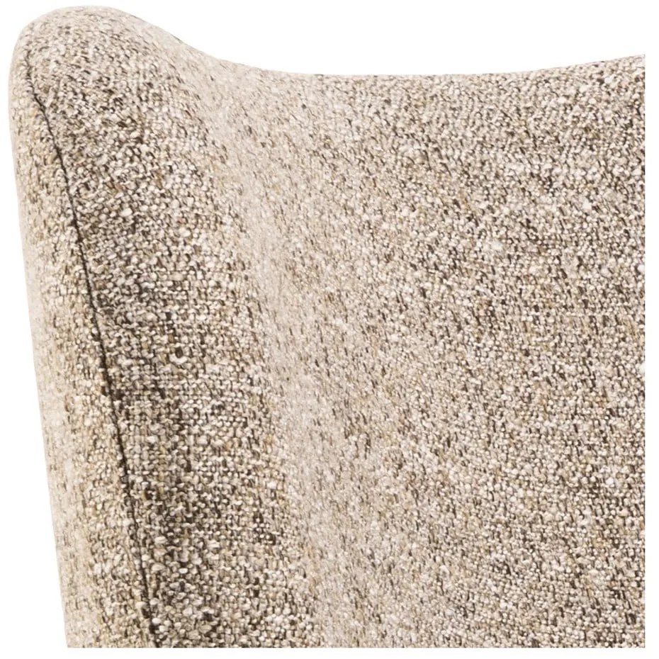 Bézs buklé fotel Elmont – Actona