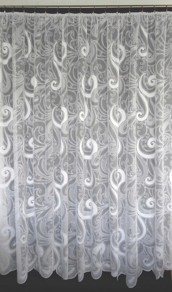 Mg Függöny 649/69 Fehér 500X180 készre szerelve M szalaggal