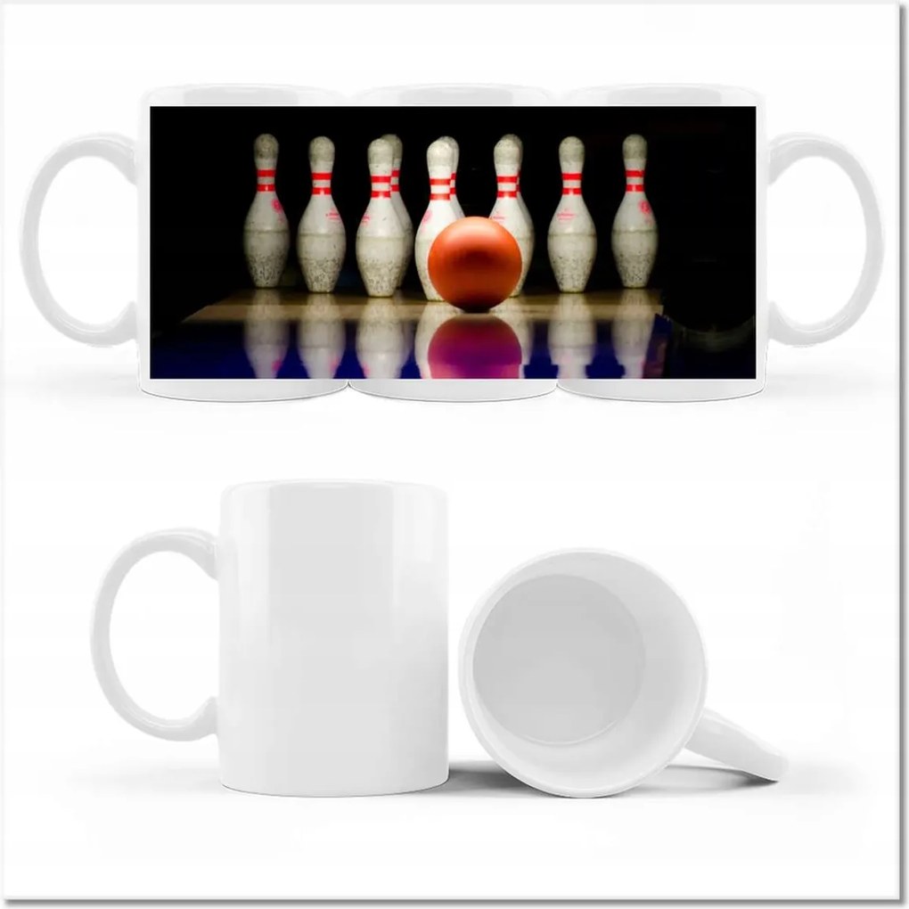 Bowling mintás bögre