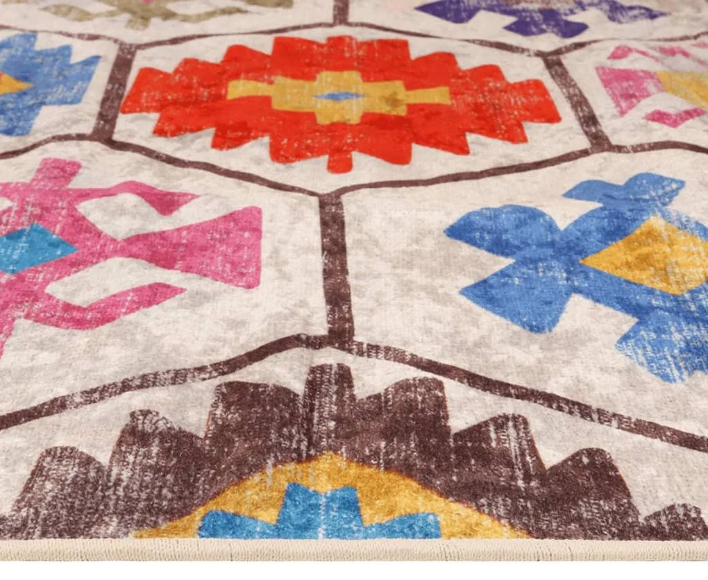 többszínű mosható csúszásgátló szőnyeg 80 x 300 cm