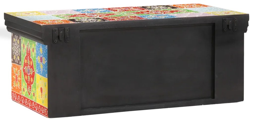 Fali TV szekrény 60x30x24 cm Szilárd Fa Durva Mangó