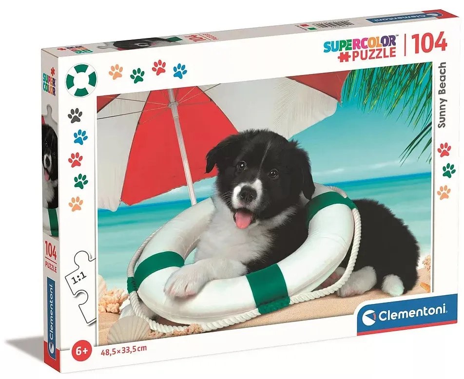 Kutyás Sunny Beach 104 db-os puzzle Clementoni