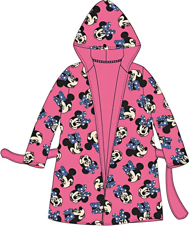 Disney Minnie Blue Bow gyerek köntös 3 - 8 év / 98 - 128 cm