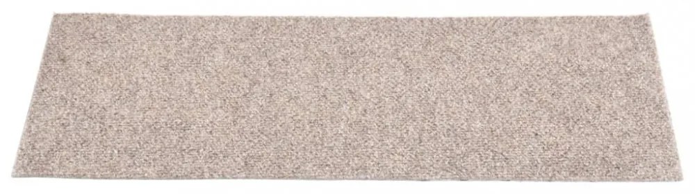 öntapadós lépcsőszőnyegek 15 db 60 x 25 cm bézs téglalap alakú