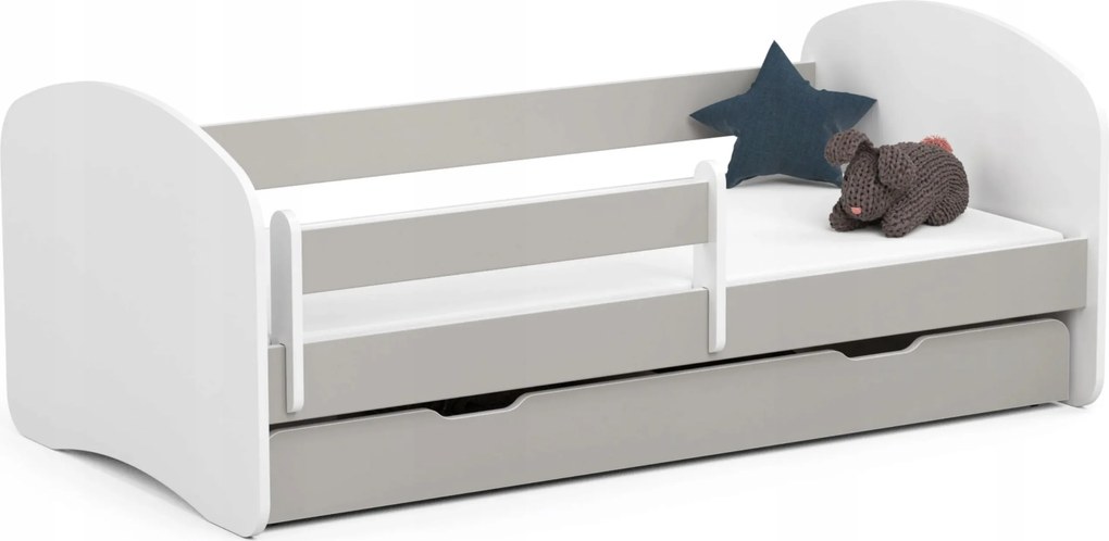 Gyerekágy Smile 160x80 Szürke Matrac