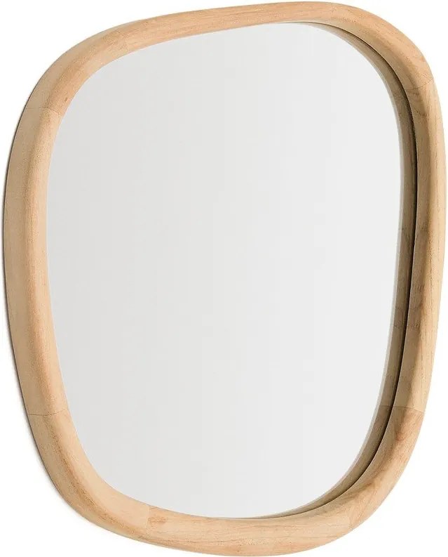 Fali tükör tömörfa kerettel 45,5x47 cm Alura – Kave Home