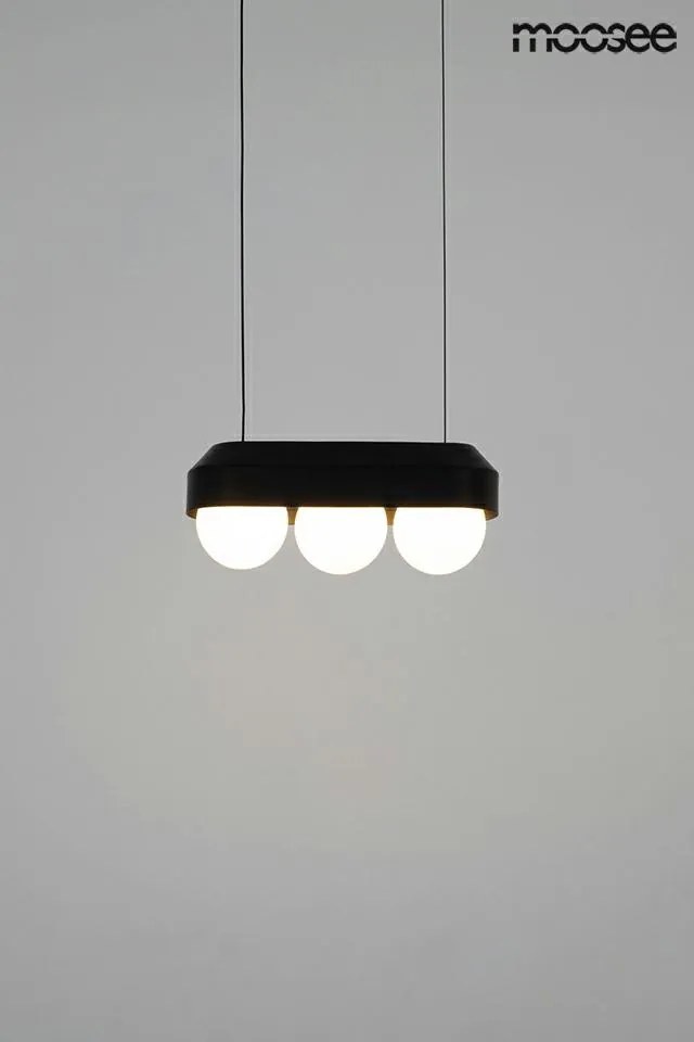 KING HOME MSE010100273 DROPS Modern Függesztett Lámpa Fekete G9 IP20