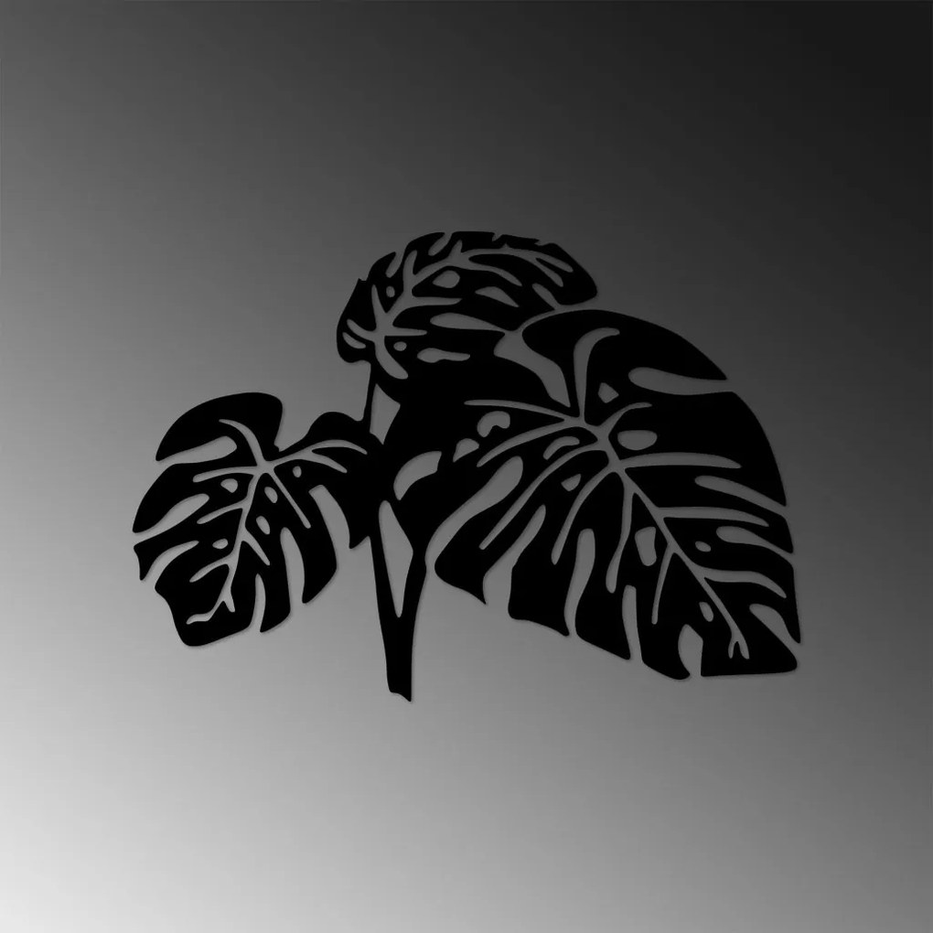 Leaves fém fali dekoráció, 70×49 cm