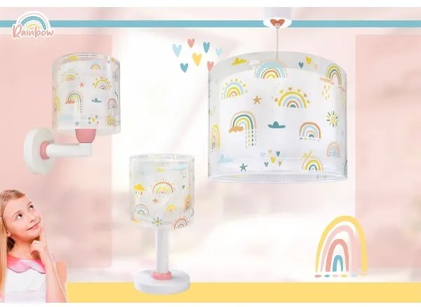 Dalber 41191 - Gyermeklámpa RAINBOW 1xE14/8W/230V többszínű