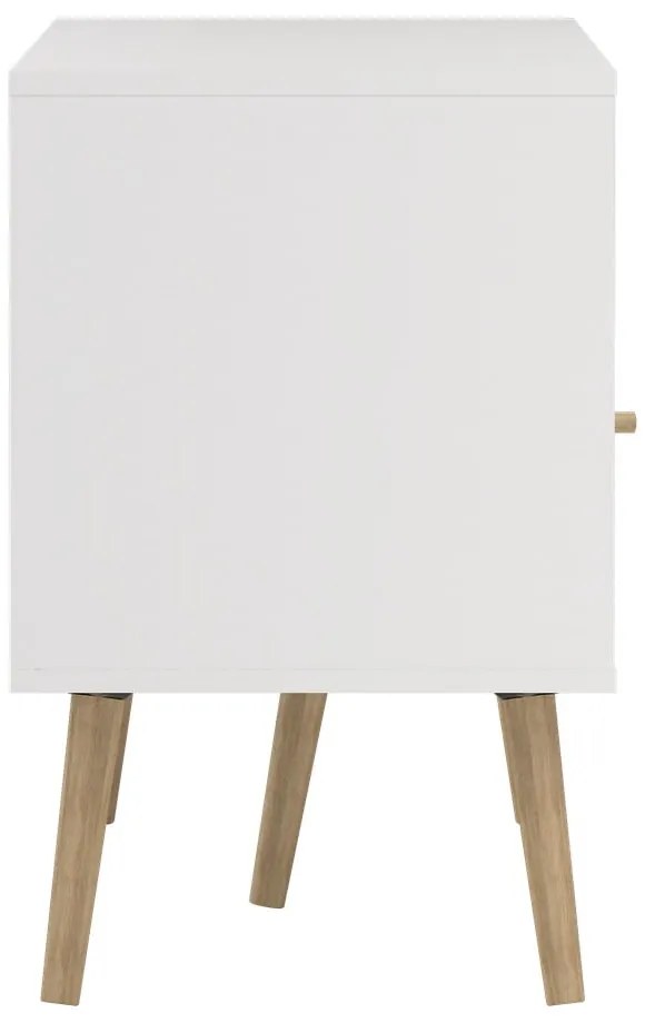 Fehér TV-állvány 117x61 cm Bodo – Tvilum