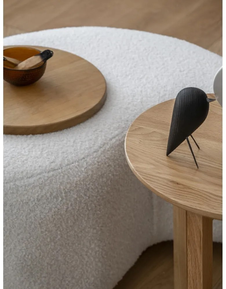 Fehér buklé puff Miuf – Miuform