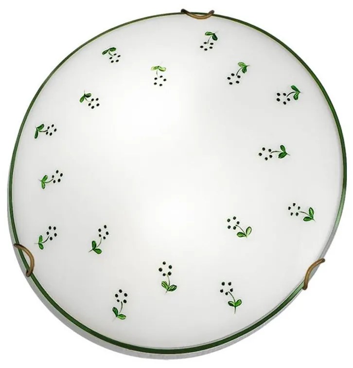 Kolarz 731.13.4.21 - Mennyezeti lámpa NONNA 3xE27/60W/230V átm. 50 cm zöld