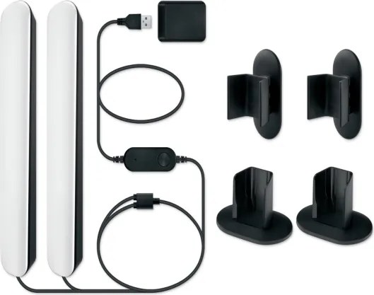 Philips - 2 db-os szett RGBIC LED, fényerőszabályozható SMART GRADIENT lámpatest LED/8W/230V Wi-Fi