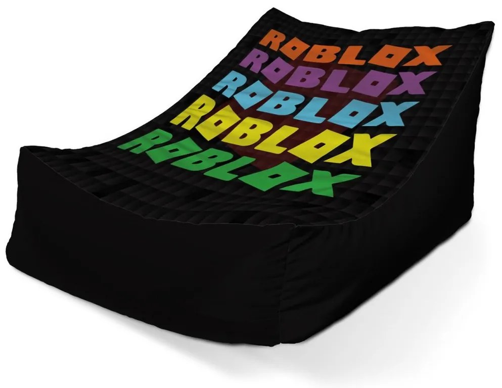 Lounge babzsák Roblox színes szöveg - gyerek, színes