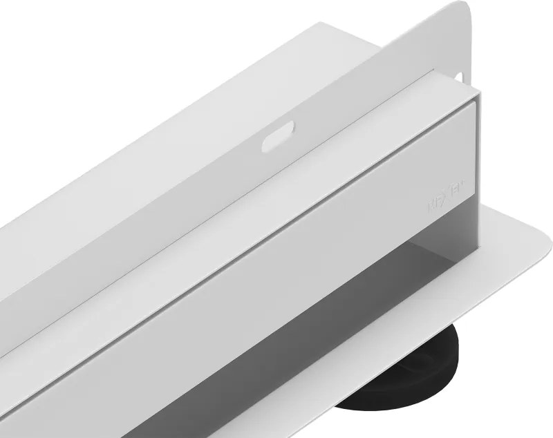 Mexen Flat Wall fali lefolyó fali 2 in 1, 60 cm, fehér - 1230060