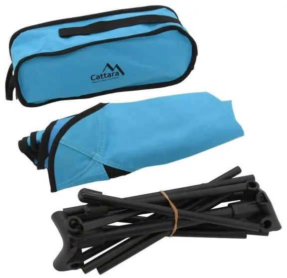 Összecsukható kempingszék kék 63 cm