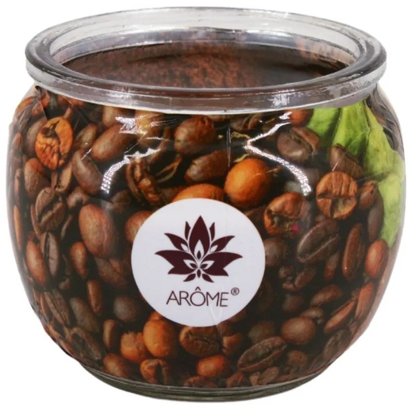 Arome illatgyertya üvegben Coffee Bean, 90 g