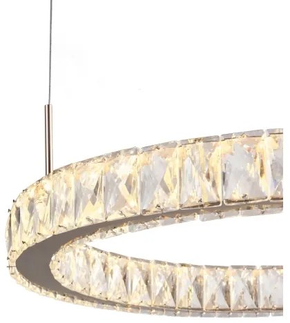 Zuma Line MD3713-2-3GT - GIRONA LED csillár kábelen LED/36W/230V rózsaarany