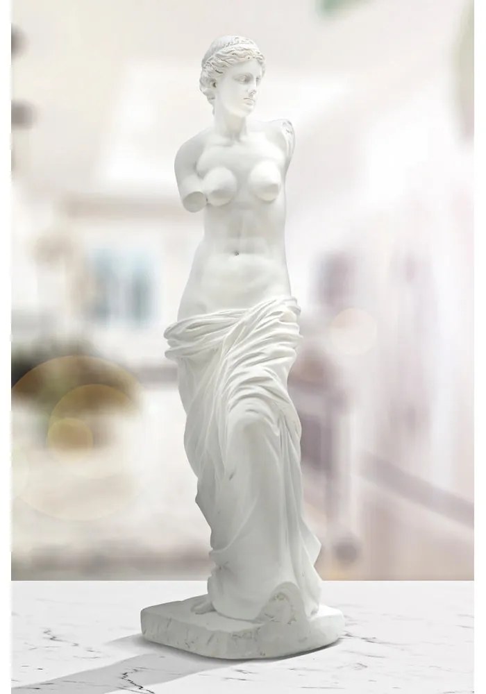 Statua Woman fehér dekorációs szobor - Mauro Ferretti