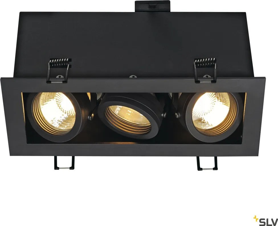 SLV KADUX 115530 Beépíthető spotlámpa 3x50W/GU10 IP20