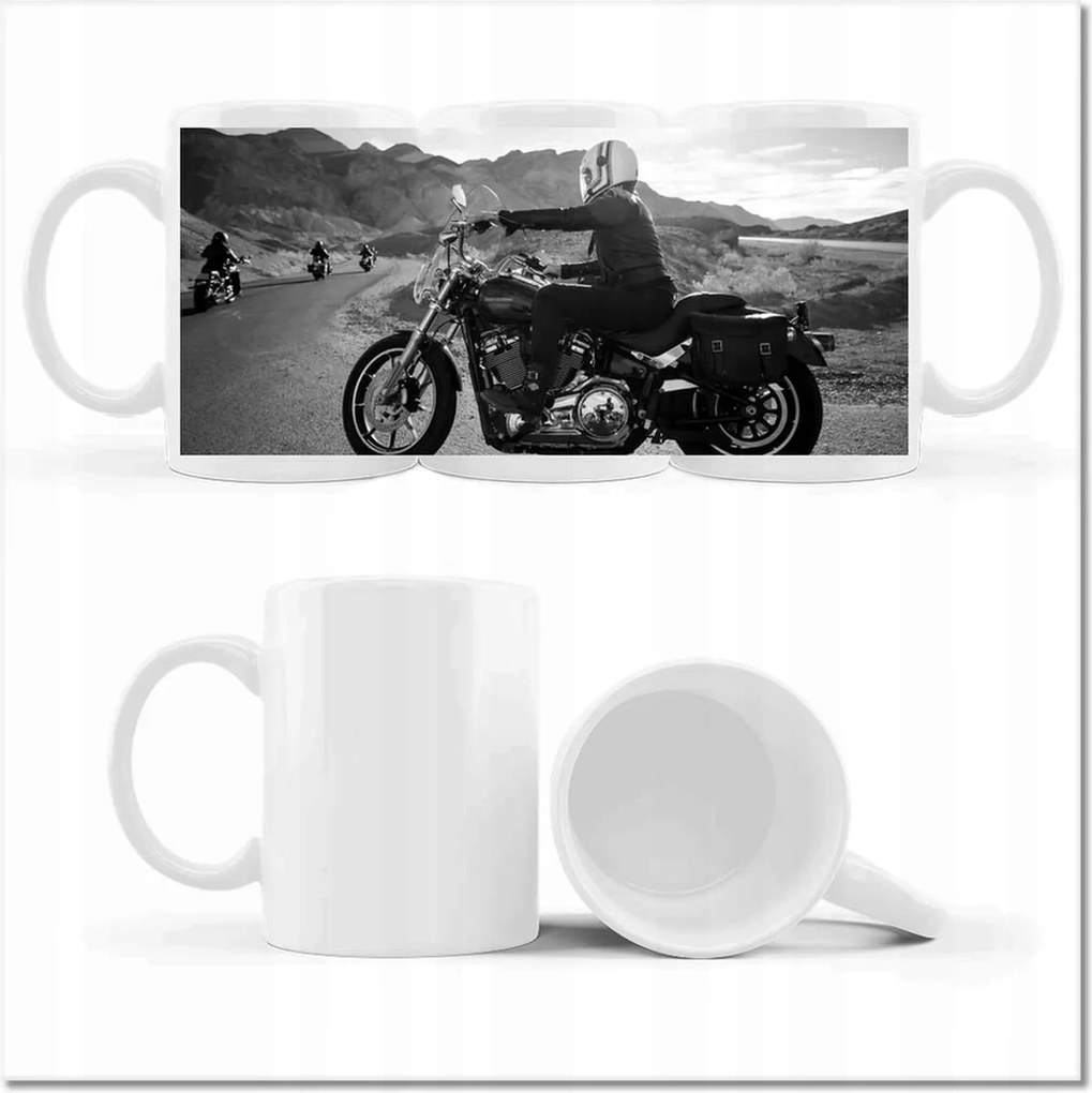 Harley Davidson nyomott mintás bögre Motorkerékpár