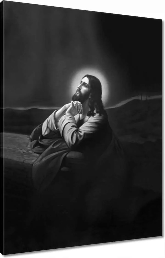 Vászonkép 60x80 Jézus imája a kertben