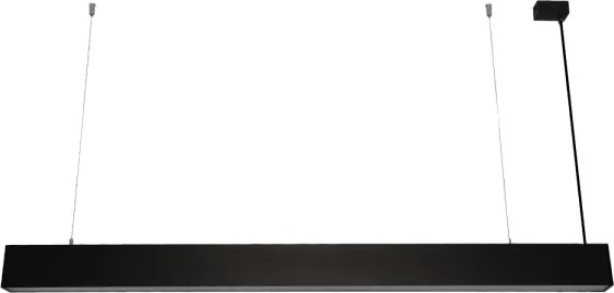 LED csillár kábelen LED/55W/230V 3000/4000/6500K 120 cm fekete