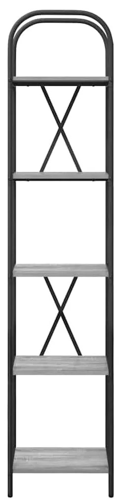 Könyvespolc Szürke sonoma 40 x 30 x 183 cm Faanyag