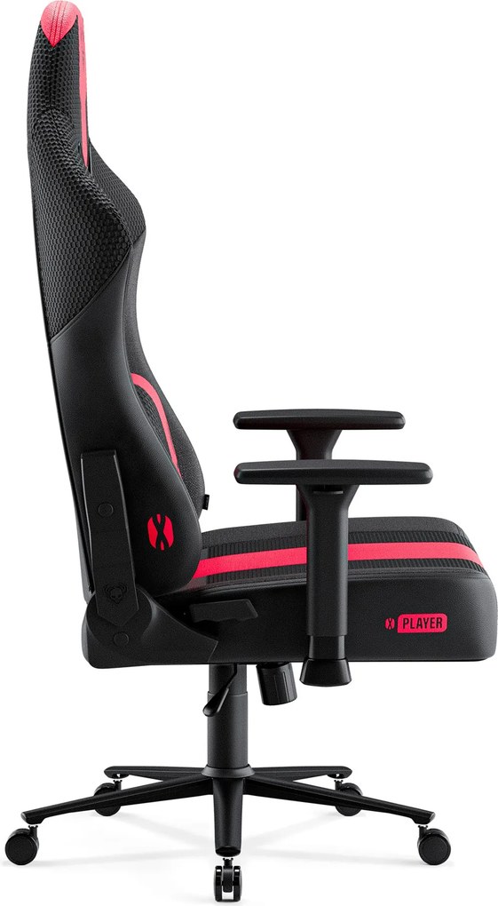 Gamer szék szövet karmazsin-antracit King Size: Diablo X-Player 2.0