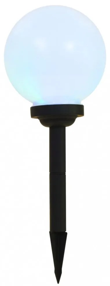 3 db napelemes kültéri LED gömblámpa, 20 cm RGB