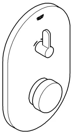 GROHE 36321000 - Önzáró zuhanycsaptelep EUROSMART COSMOPOLITAN T króm