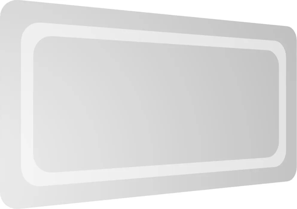 vidaXL LED-es fürdőszobatükör 40x80 cm