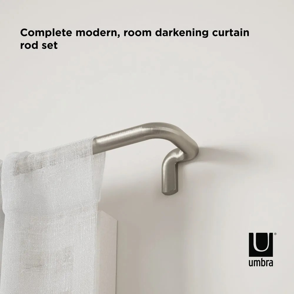 Acél bővíthető függönykarnis 122 - 224 cm Twilight – Umbra