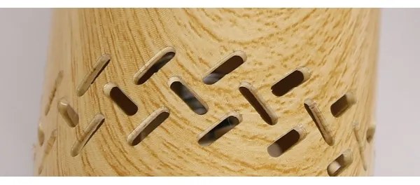 Csillár zsinóron TUBO 3xGU10/25W/230V fa